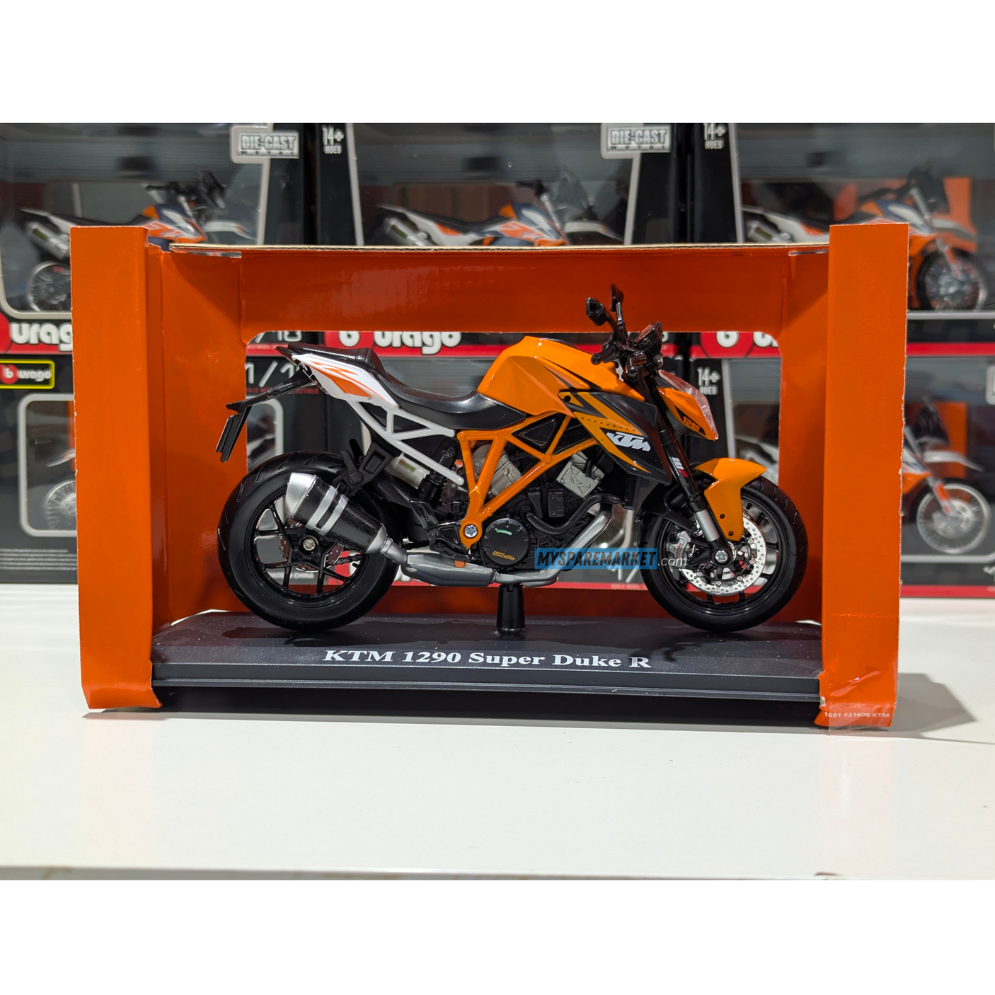 KTM 1920 SUPER DUKE R - MAISTO MINIATURE (Big Size Model: *1/12)