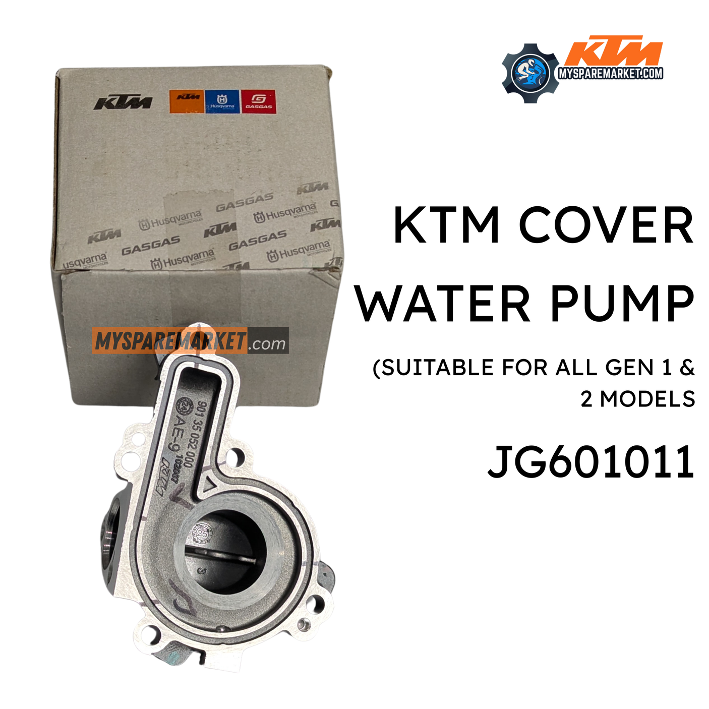 KTM WATER PUMP COVER - JG601011