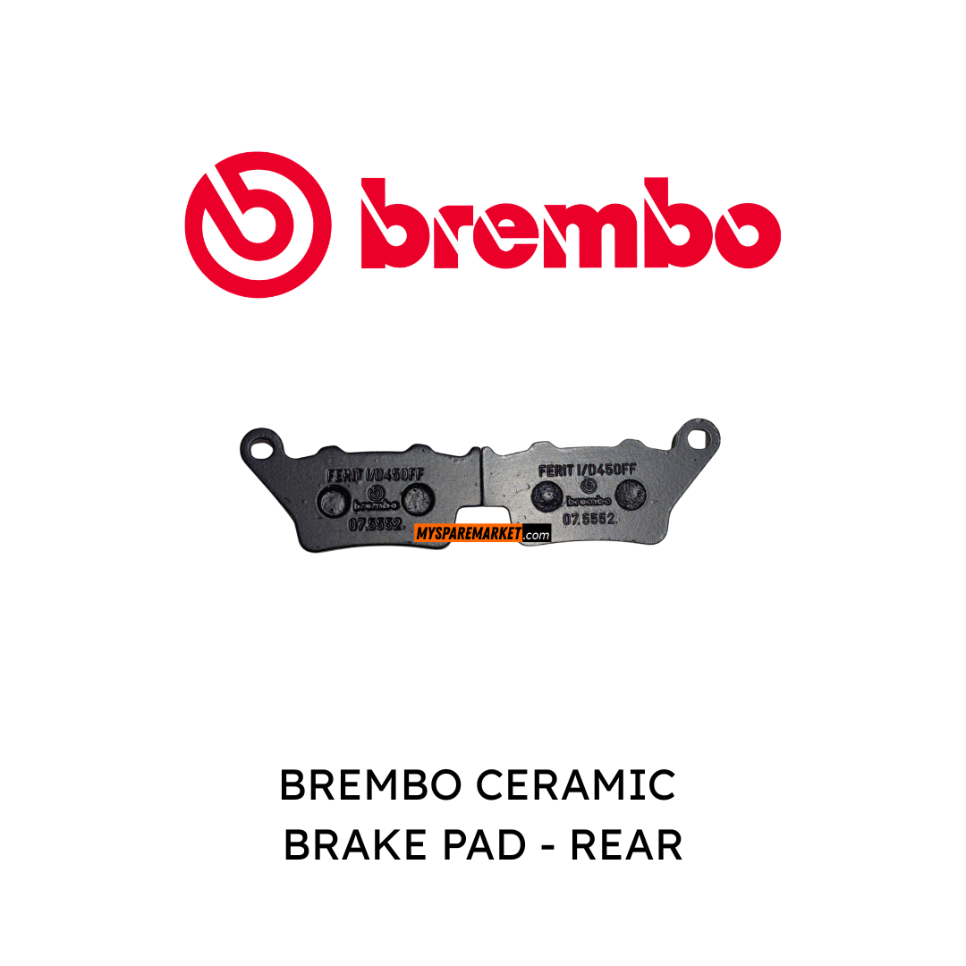 BREMBO CERAMIC - REAR BRAKE PAD- KTM / Triumph / BMW / RE / Bajaj