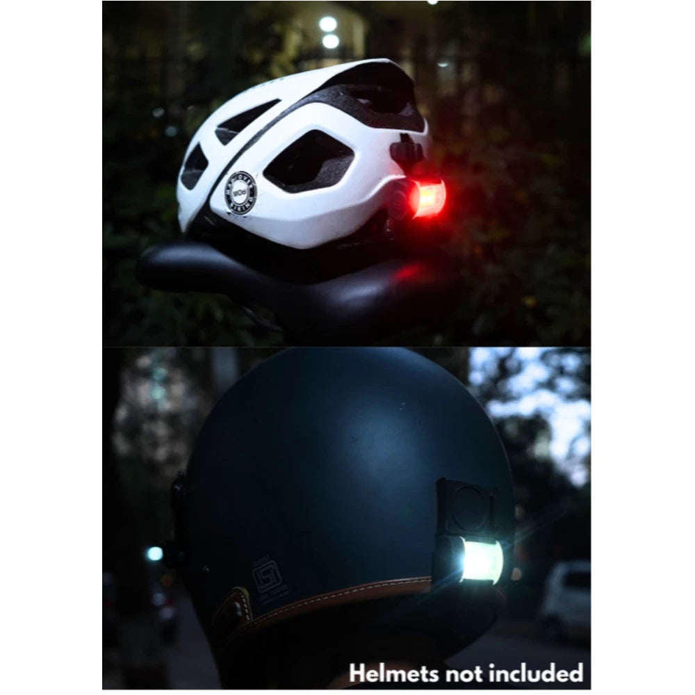 NOVA - HELMET LIGHT (Multipurpose light with 4 Colors Red, Green, Blue, White)