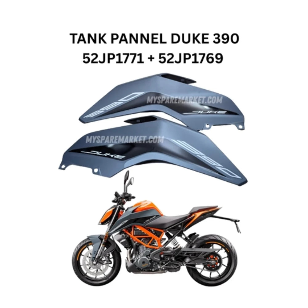 TANK PANNEL - DUKE 390 - 52JP1771 + 52JP1769