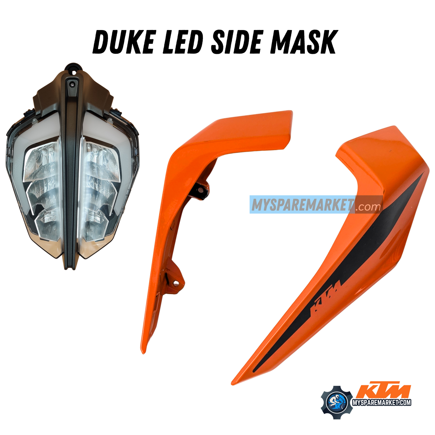 KTM DUKE 390 SIDE MASK SET