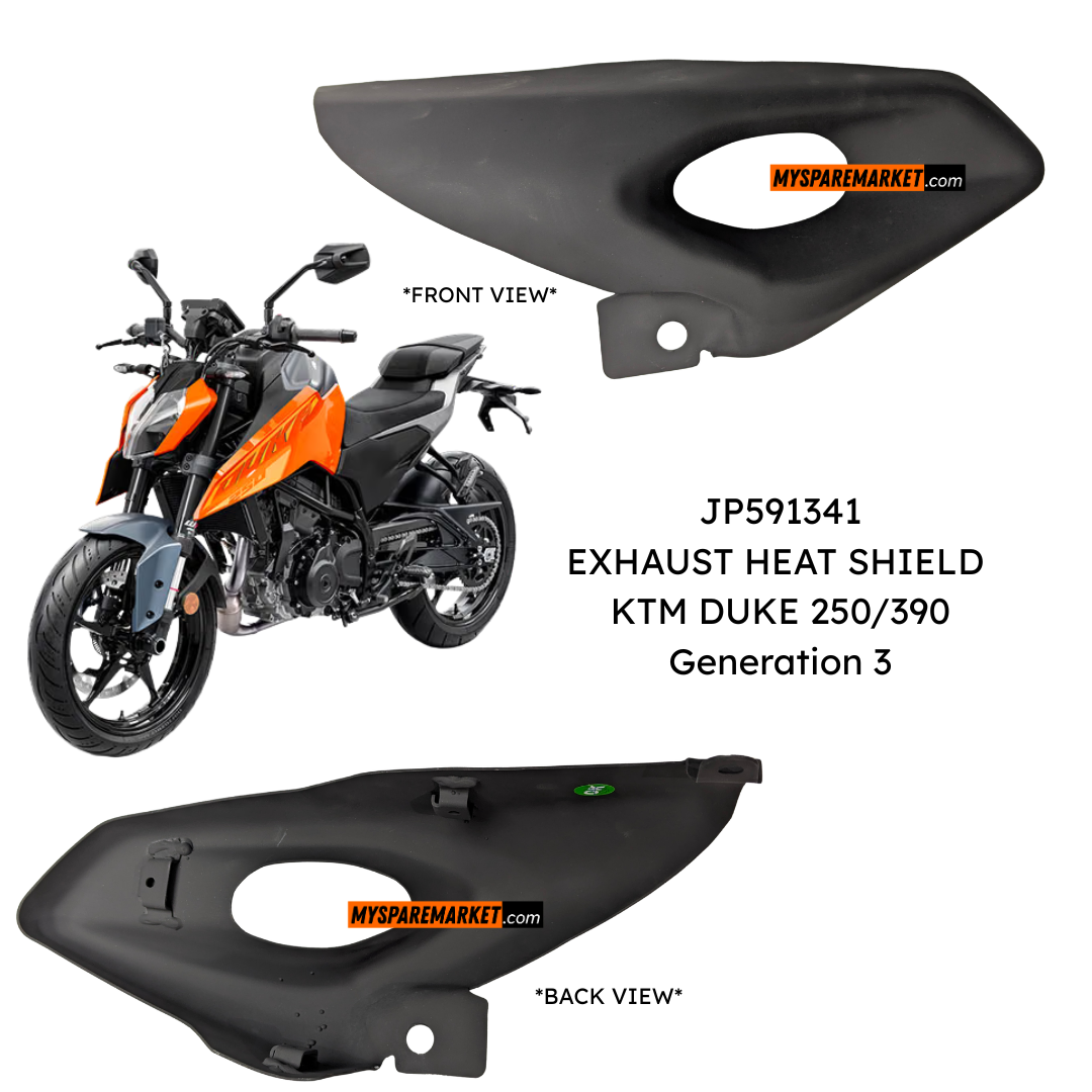 EXHAUST HEAT SHIELD KTM DUKE 250/390 Gen3 2024 onwards - JP591341