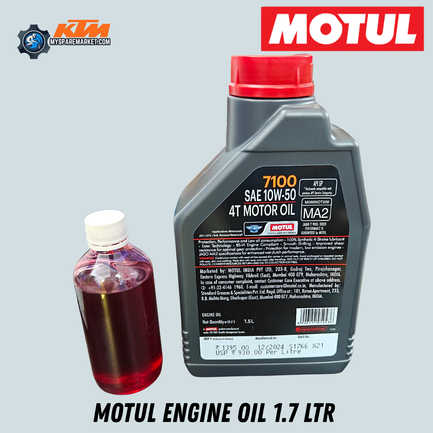 MOTUL ENGINE OIL 10W-50
