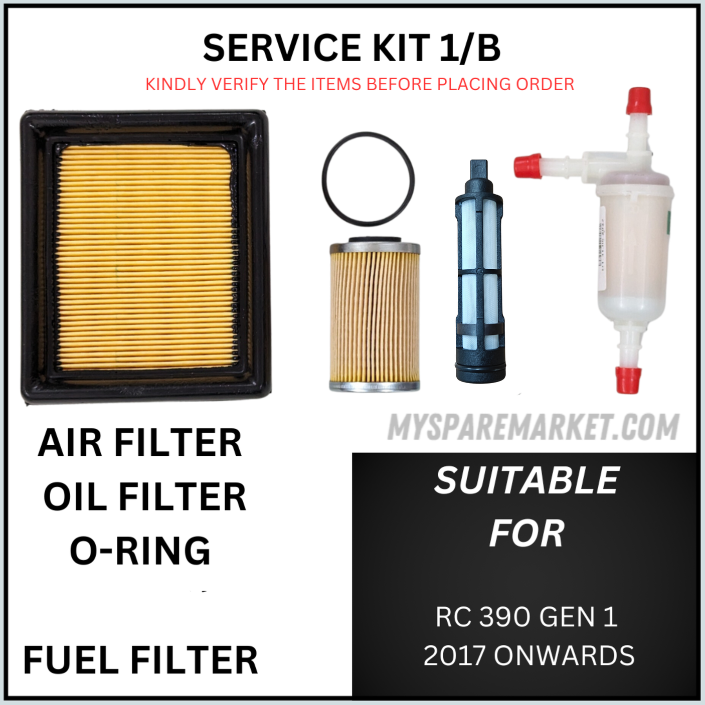 KTM SERVICE KIT 1/B