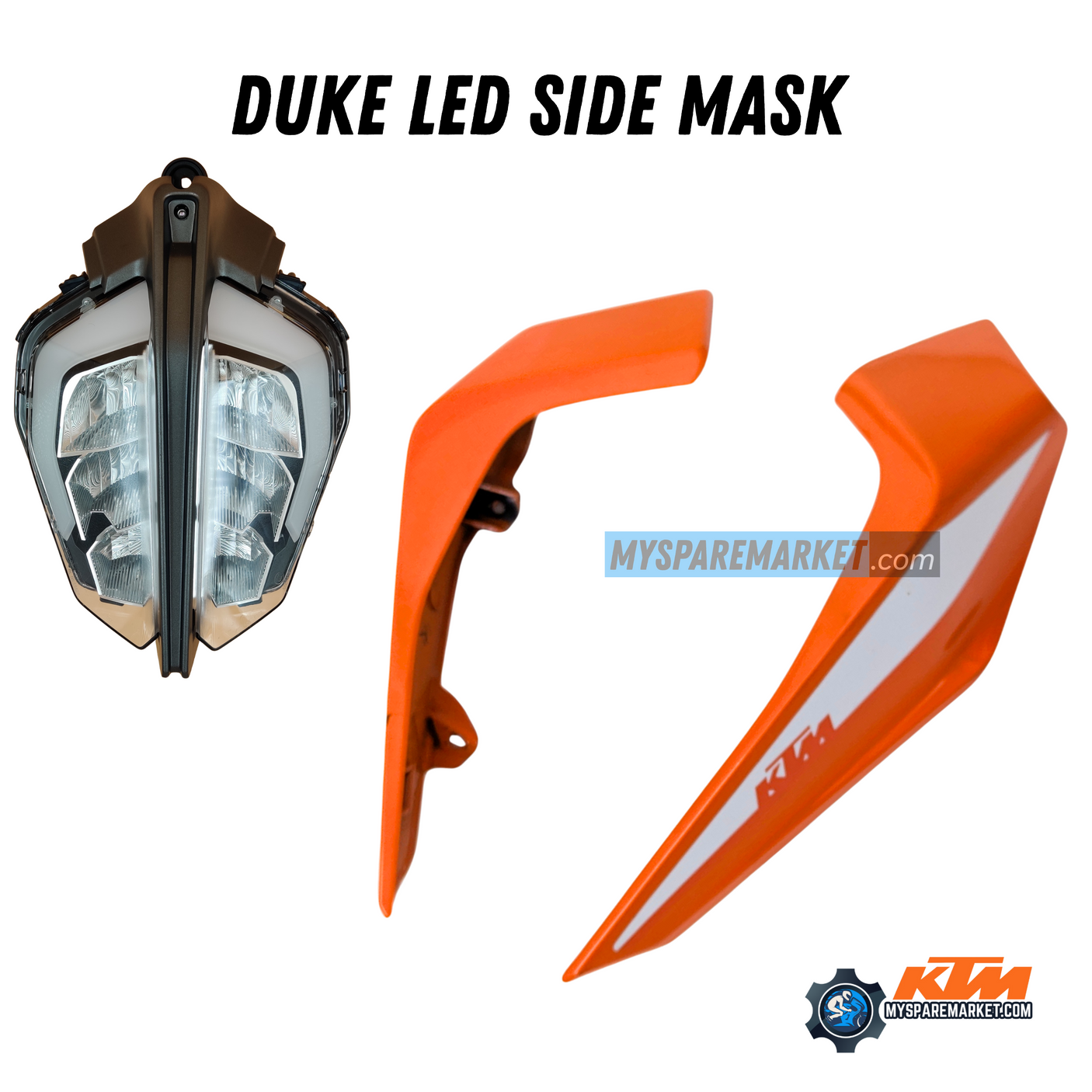 KTM DUKE 390 SIDE MASK SET