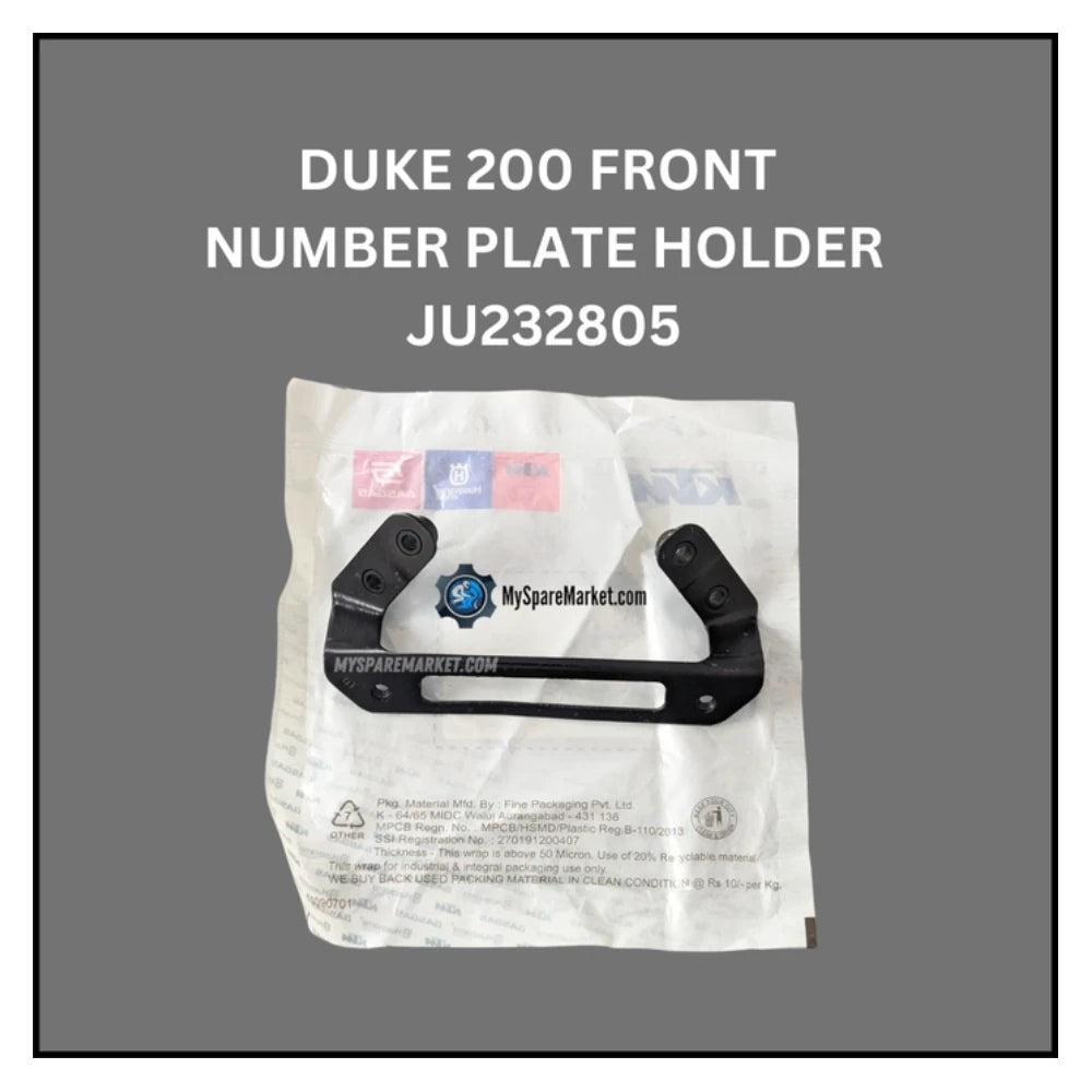 Number Plate Holder - Front - Duke 200 - JU232805