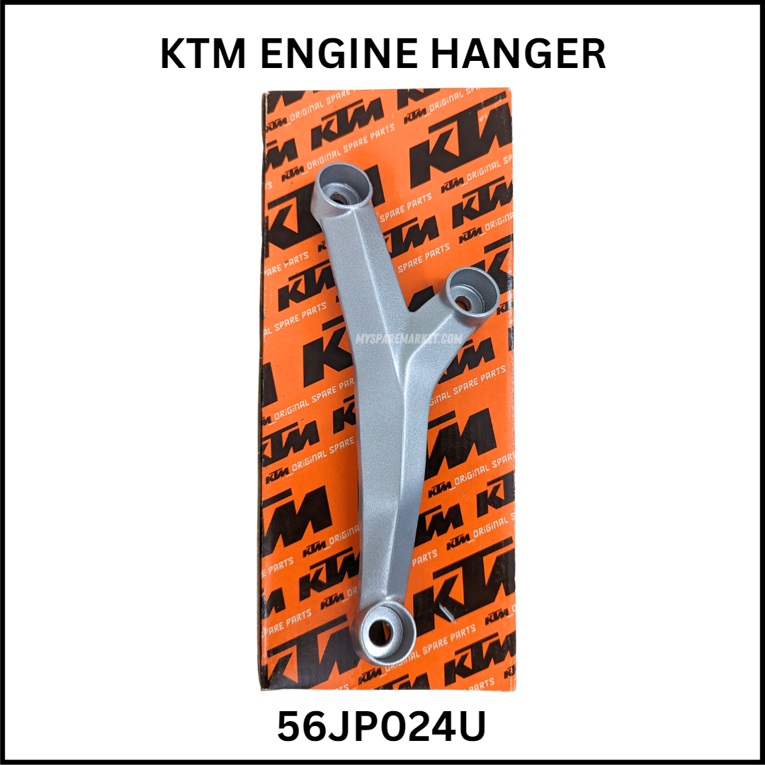 ENGINE HANGER -  Duke and RC - ALUMINIUM SILVER - 56JP024U (Left)