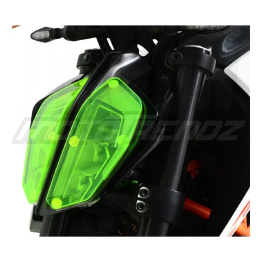 Headlight Protector - Duke 390 (2017-22) V2 - Neon Green - HPNGKT001