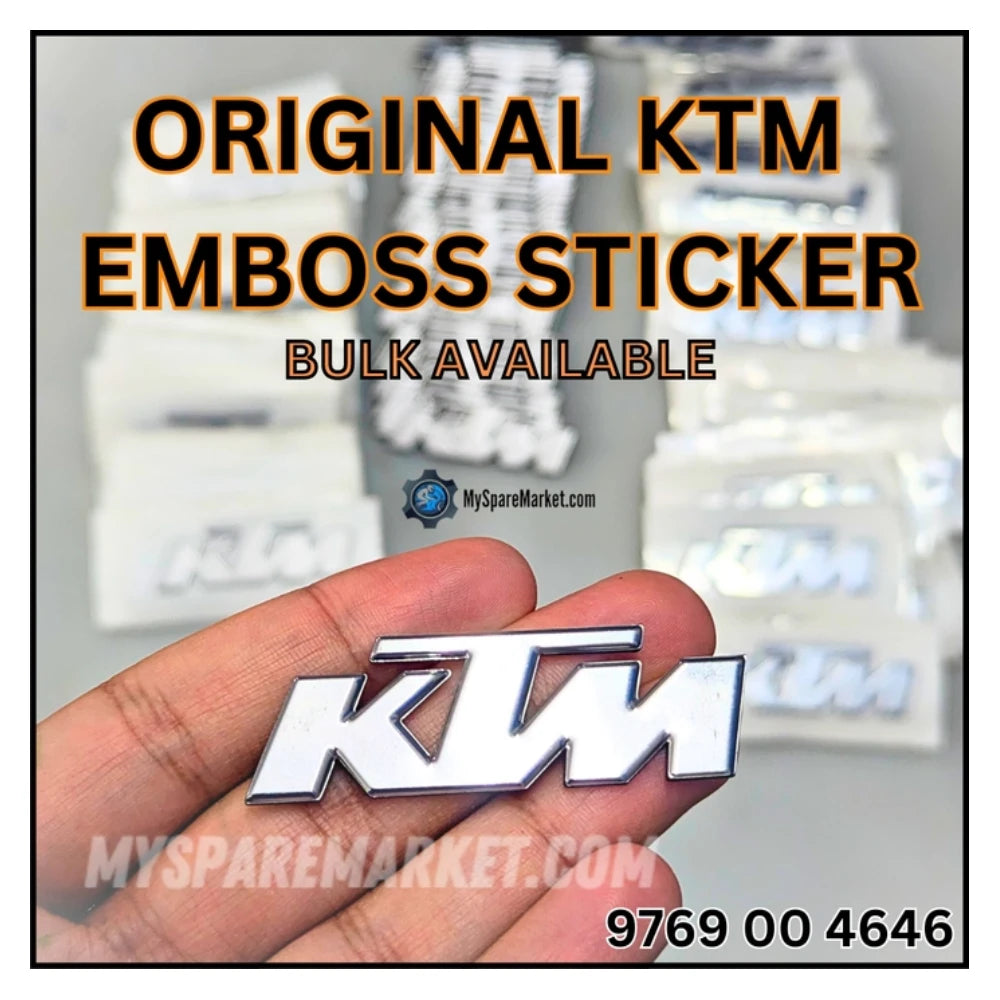 KTM ORIGINAL EMBOSS STICKER