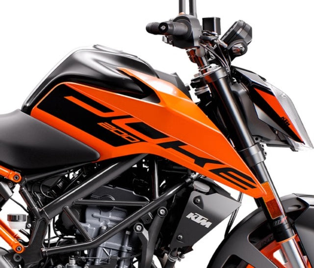 TANK PANNEL - DUKE 200 BS6 - ORANGE - 52JP0952 + 52JP0953