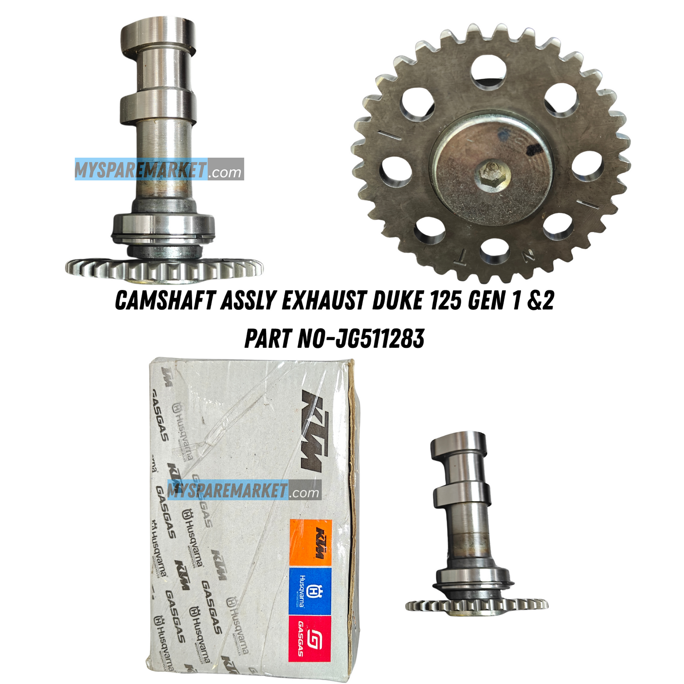 CAMSHAFT ASSLY EXHAUST 125 - JG511283