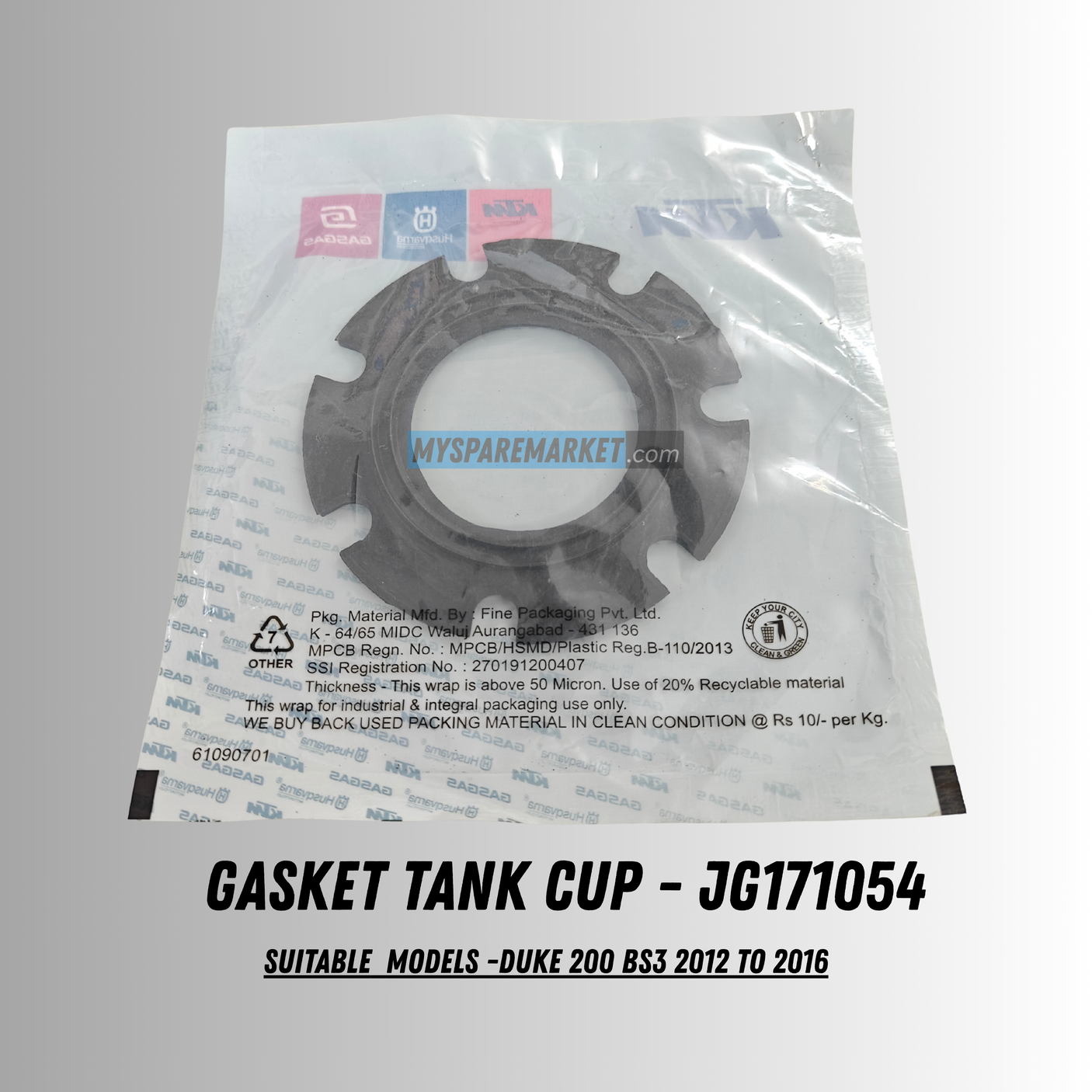Gasket Tank Cup - JG171054