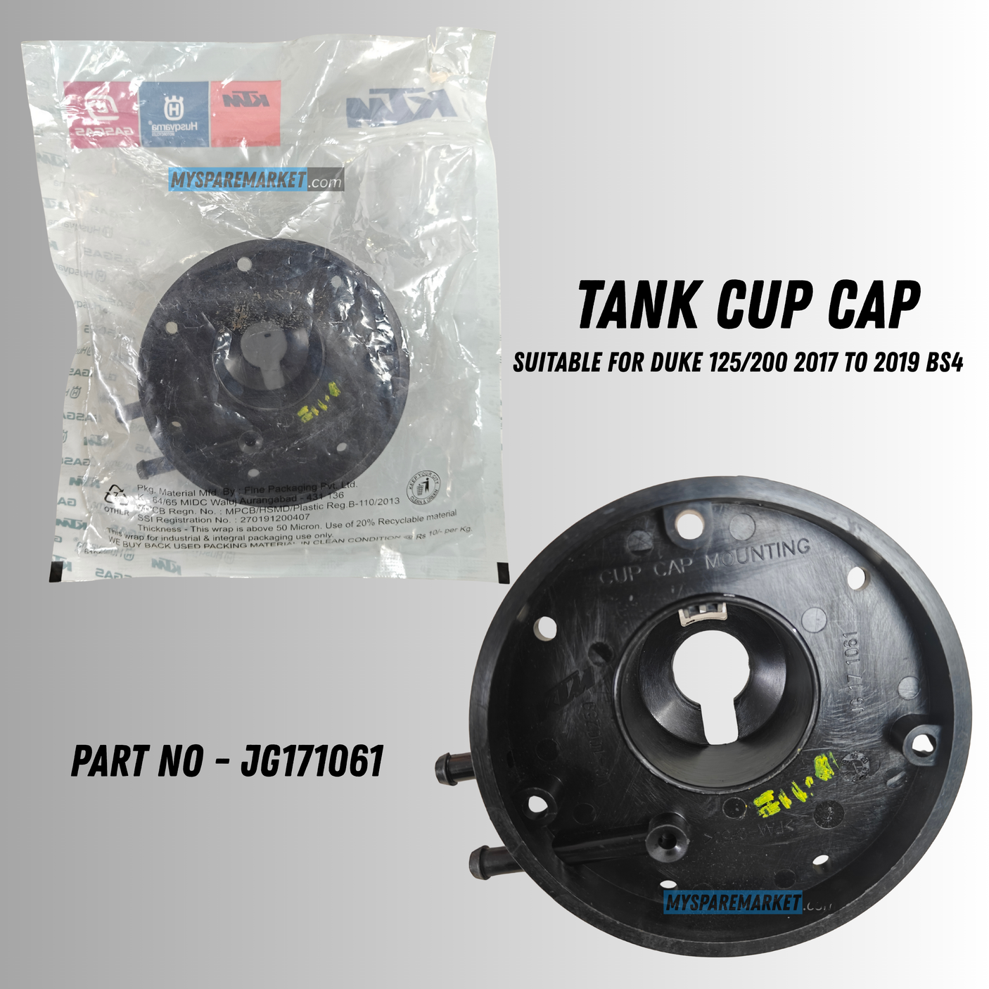 Tank Cup Cap- JG171061