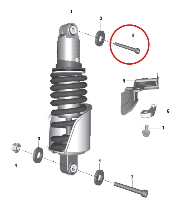 BOLT SOCKET M10 x 62L PRECOAT - LAC00085