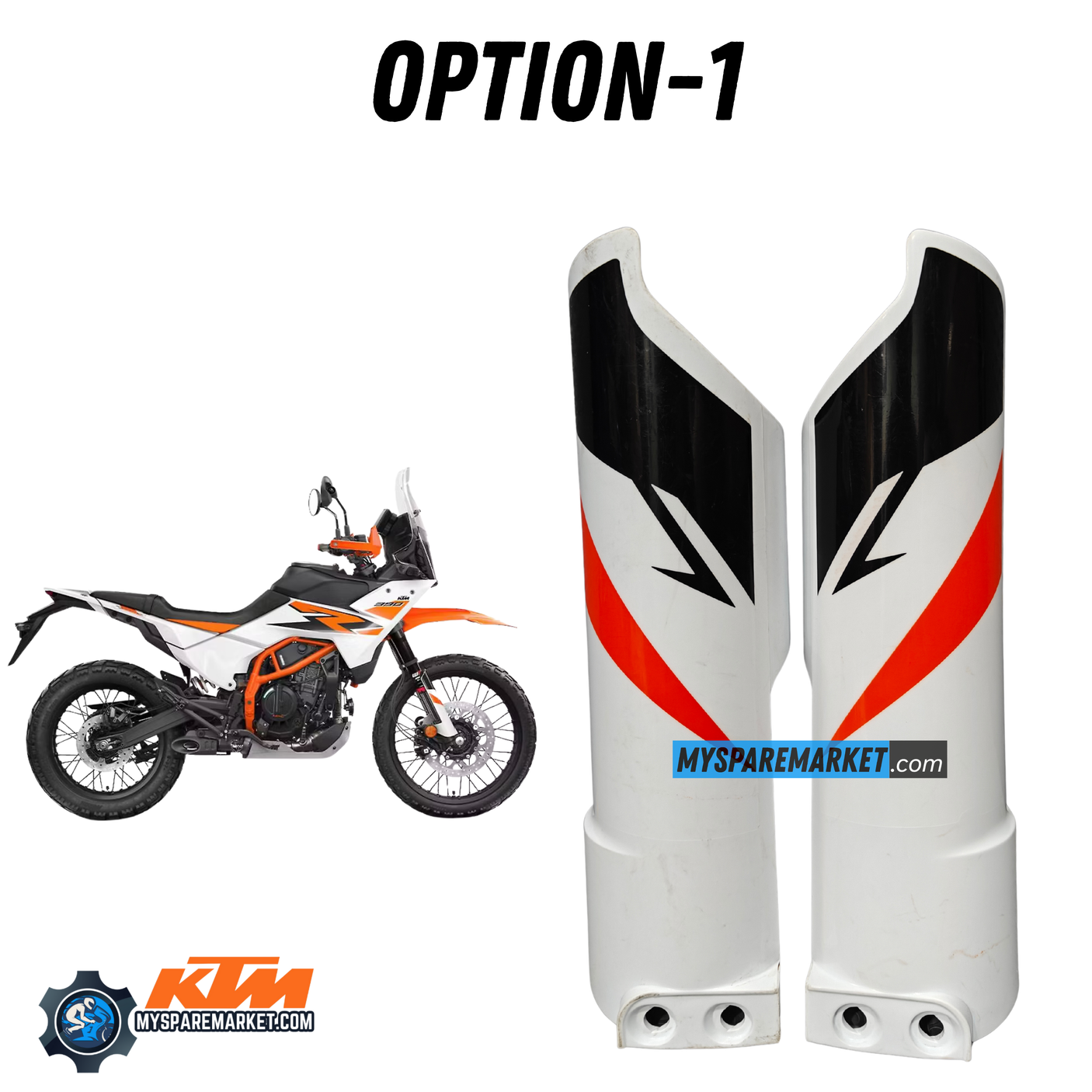 FORK PROTECTORS FOR ADVENTURE 250/390 GEN2 AND ENDURO 390