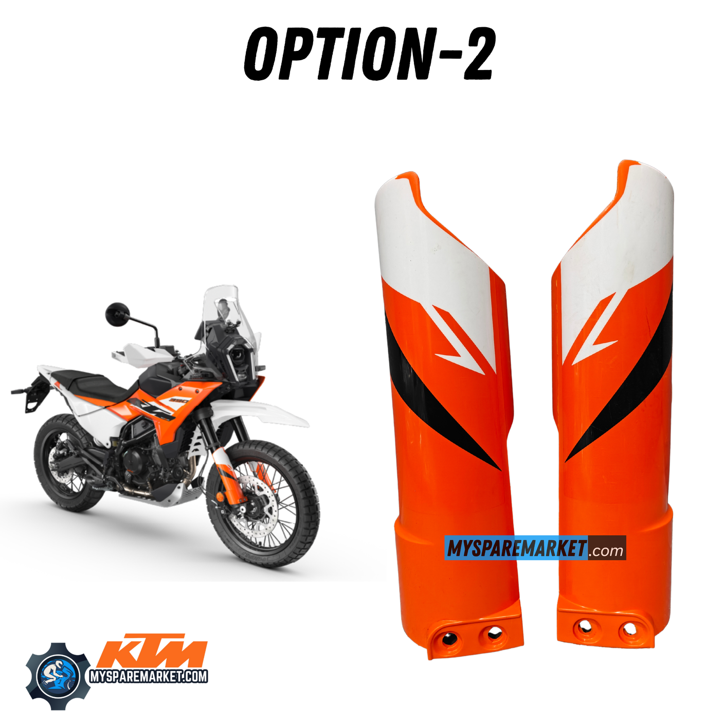FORK PROTECTORS FOR ADVENTURE 250/390 GEN2 AND ENDURO 390