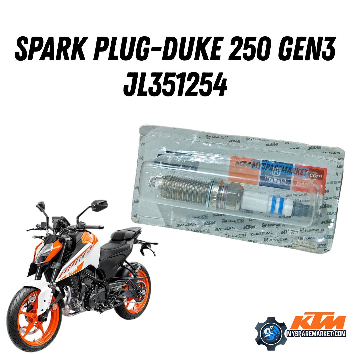 SPARK PLUG-DUKE 250 GEN3 JL351254