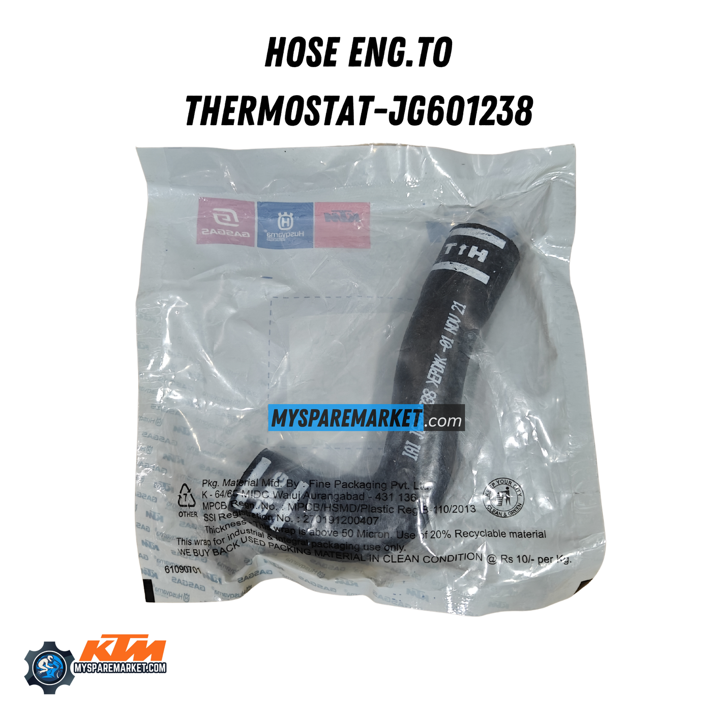 HOSE ENG.TO THERMOSTAT-JG601238