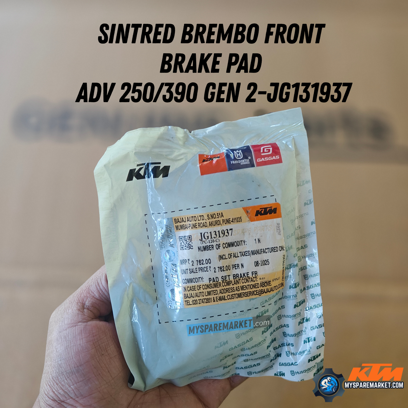 SINTRED BREMBO FRONT BRAKE PAD ADV 250/390 GEN 2-JG131937