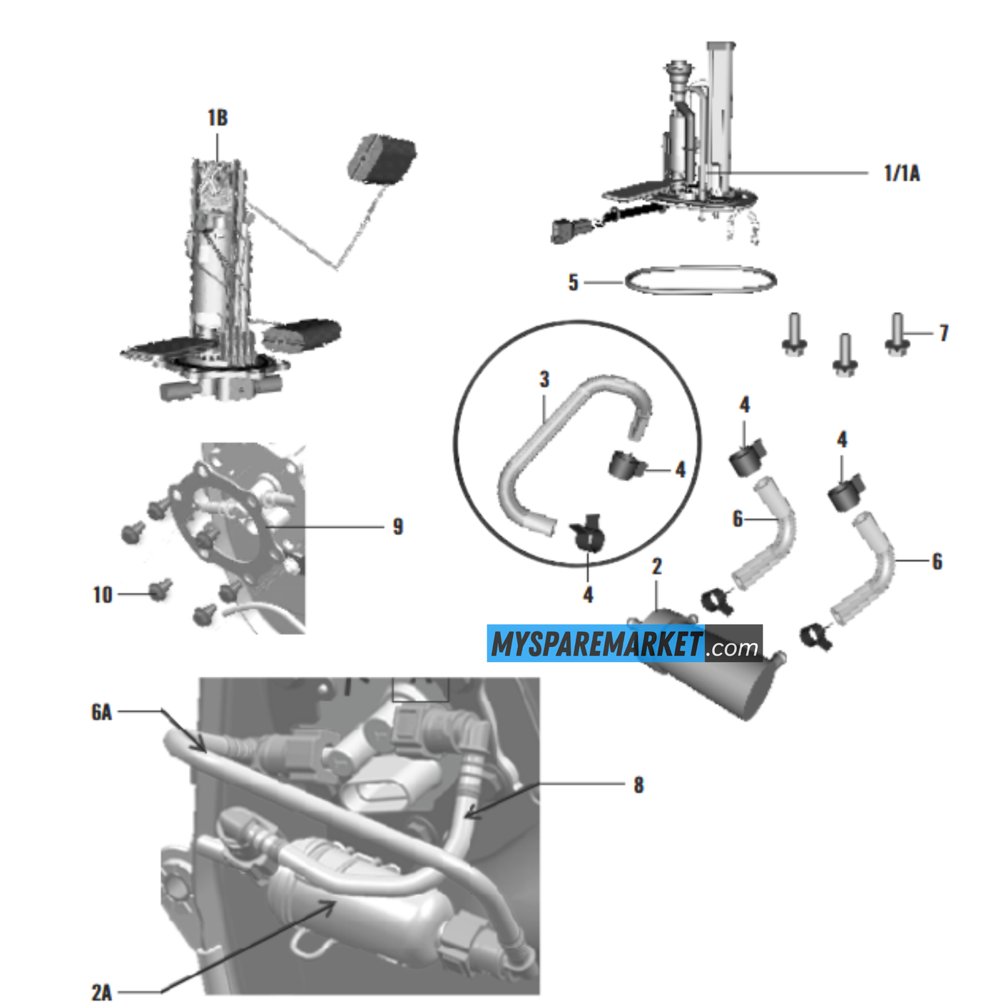 HOSE FUEL R9 LONG-DK141005