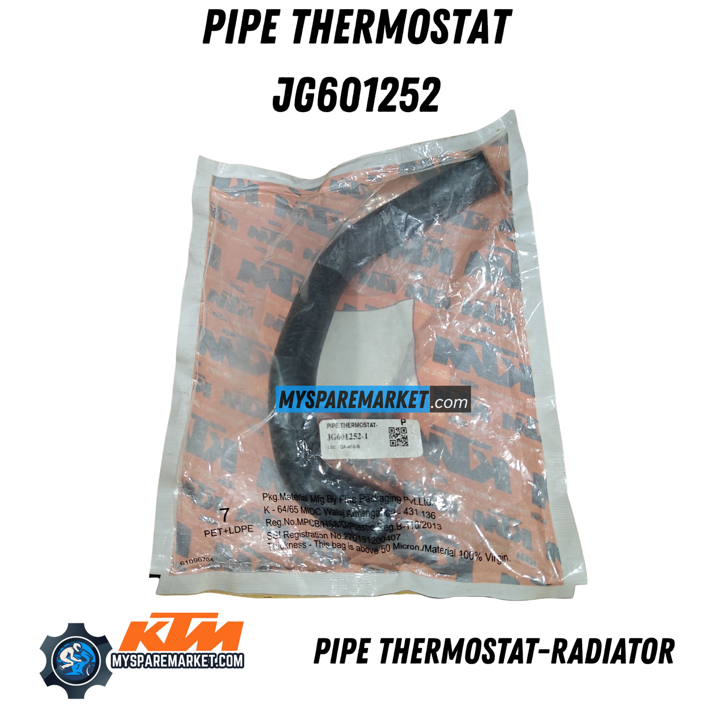 PIPE THERMOSTAT-RADIATOR -JG601252