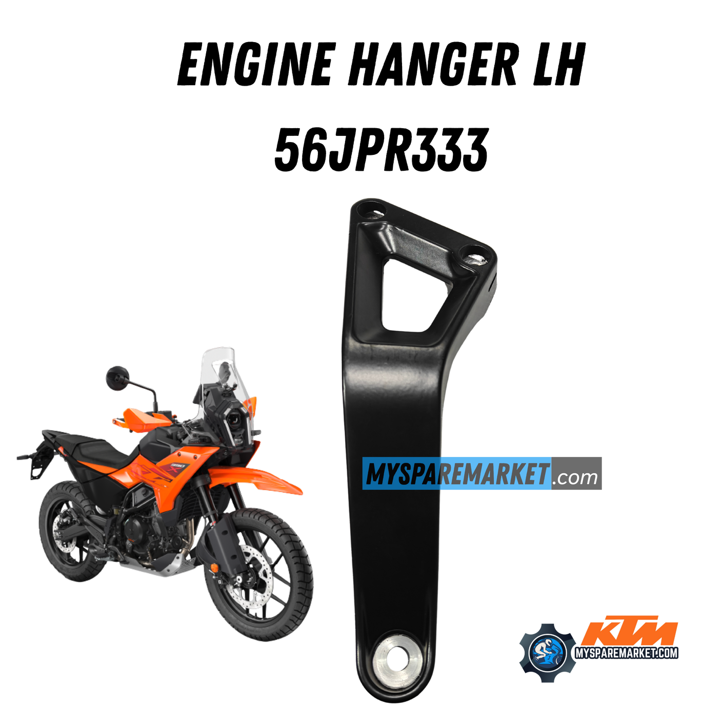 ENGINE HANGER LH -DUKE 250/390 GEN3/ADVENTURE GEN2-56JPR333