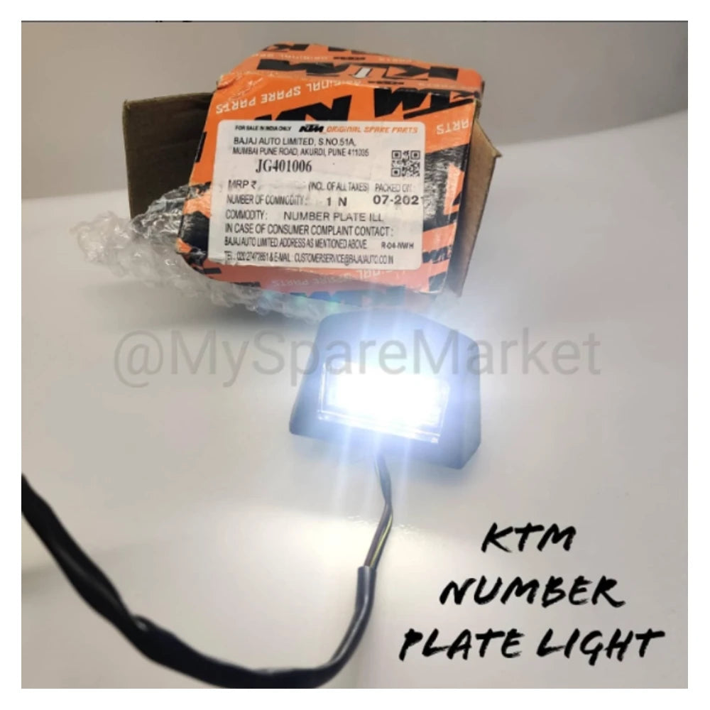 NUMBER PLATE LIGHT REAR - Open Box - JG401006