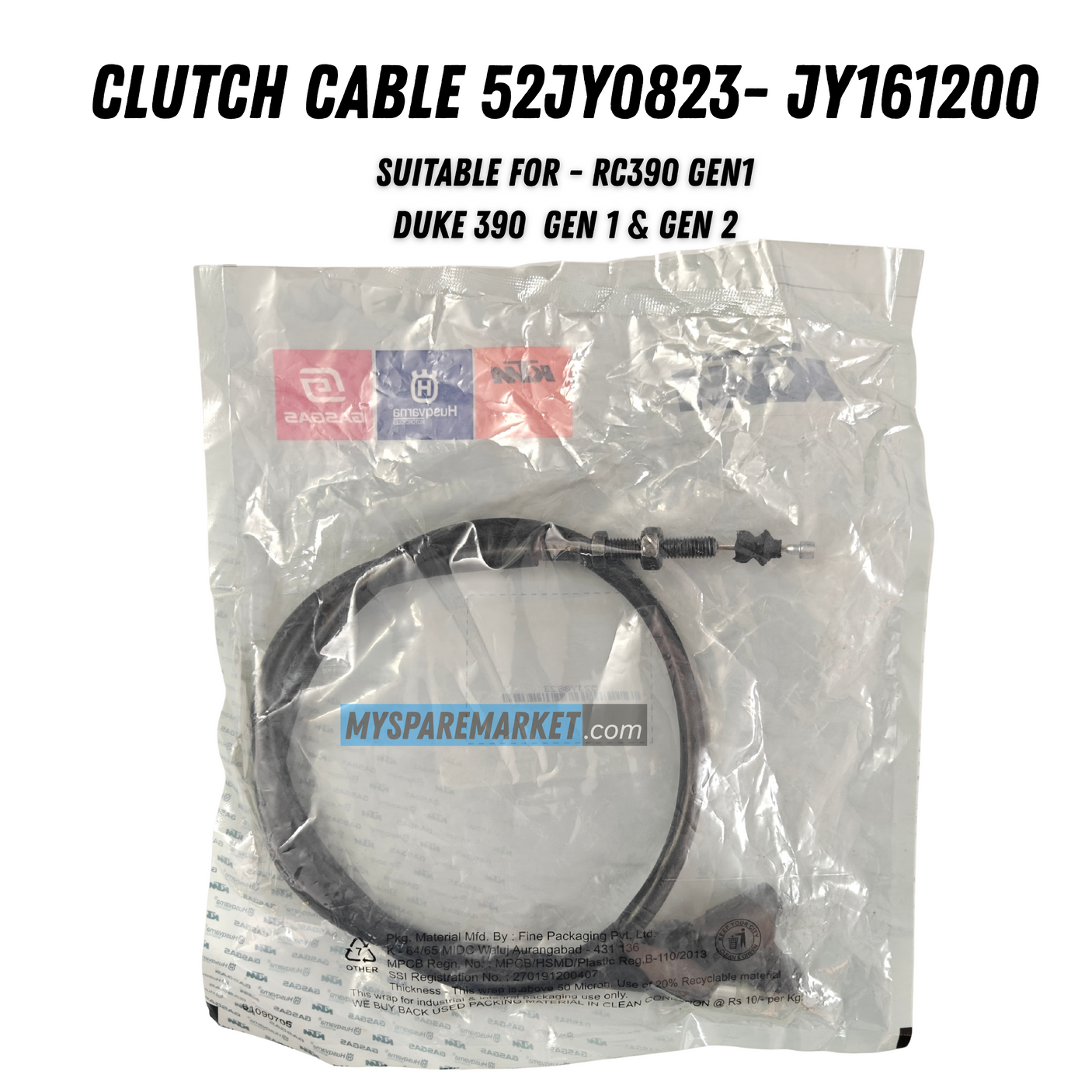 CABLE CLUTCH -JY161200/52JY0823