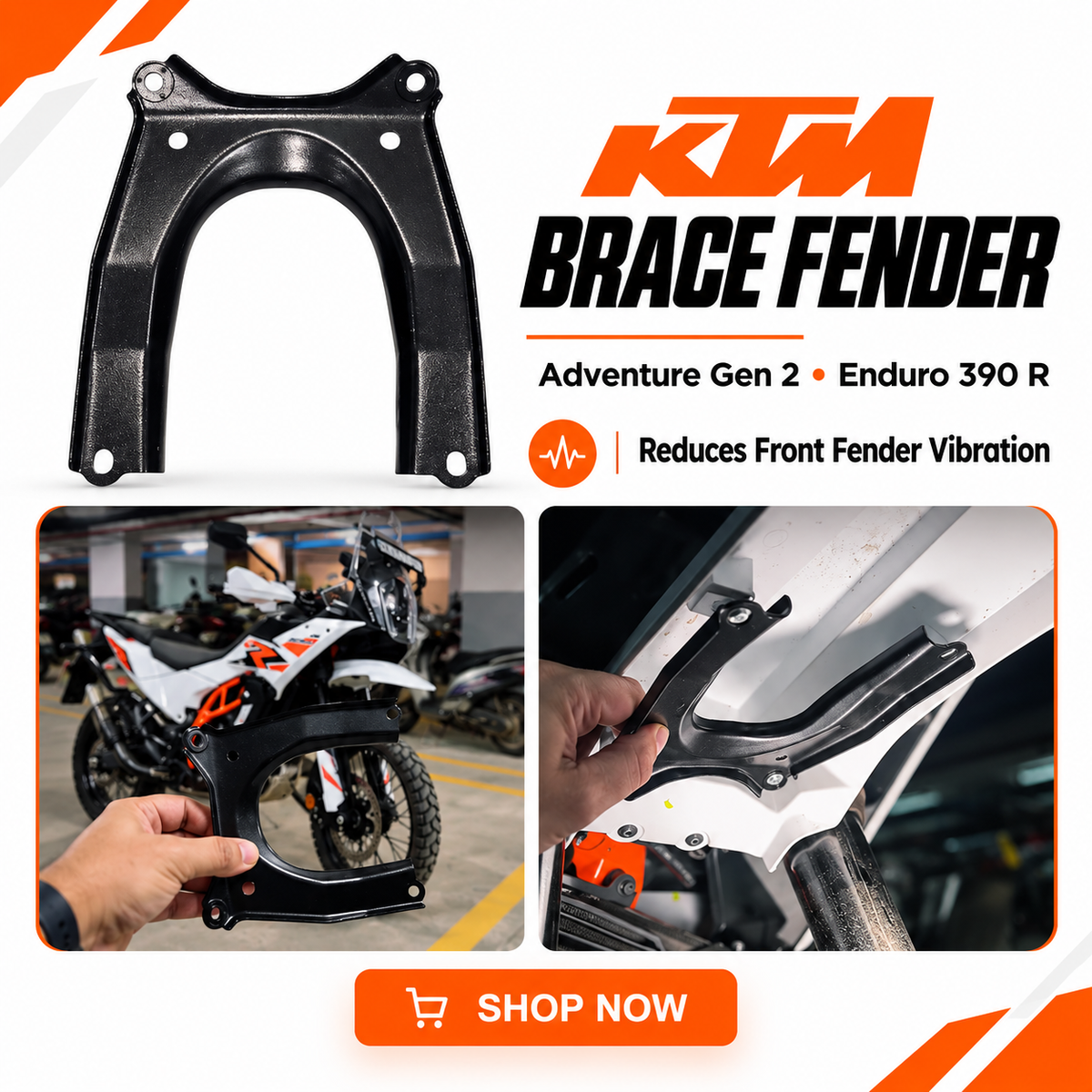 KTM Brace Fender Bracket – Adventure Gen 2 & Enduro 390 R