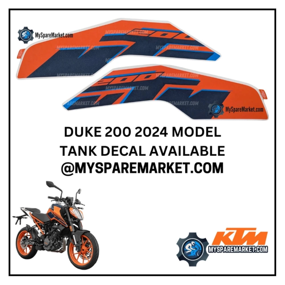 DECAL FOR TANK PANNEL - DUKE 200 2024 - JP233352 + JP233351