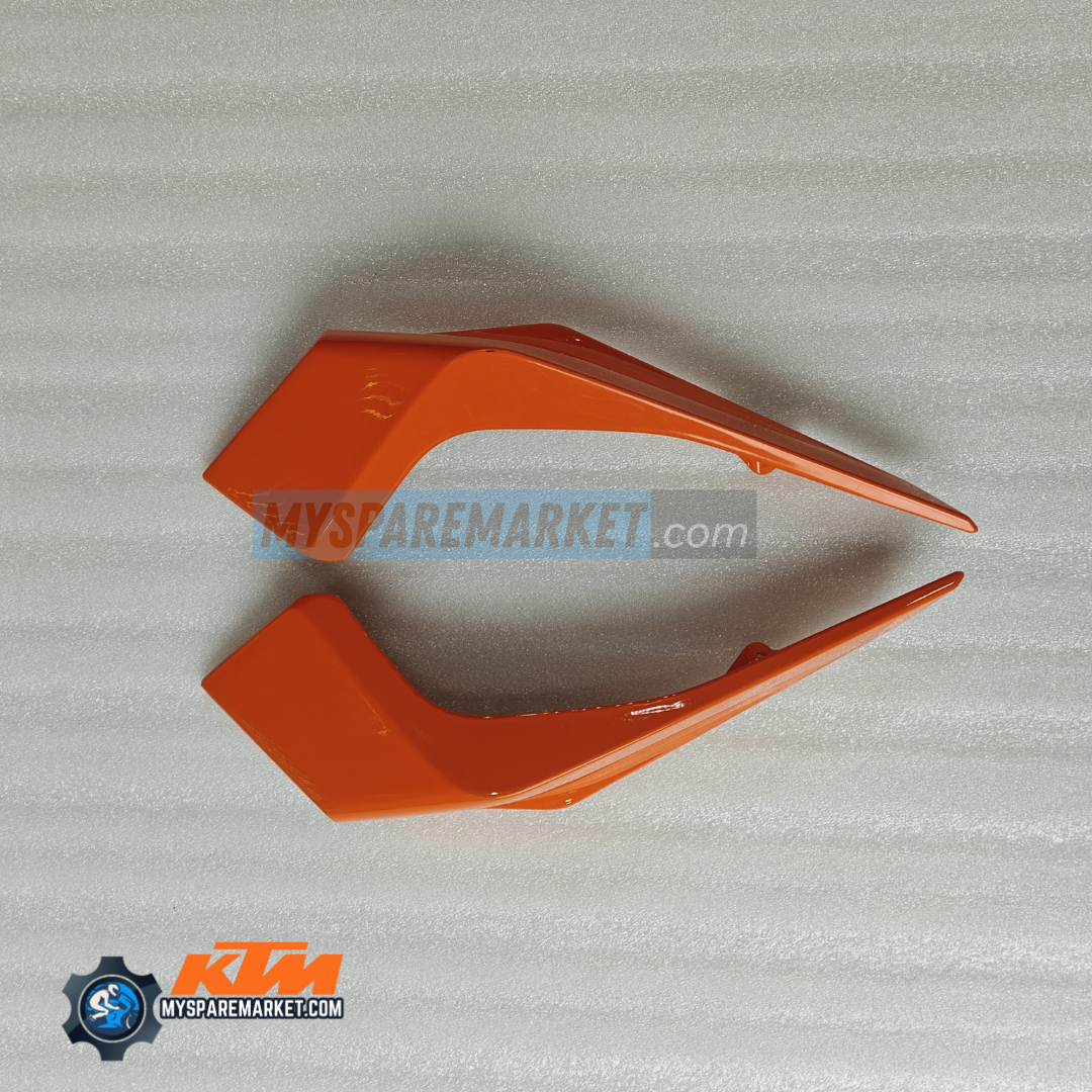 KTM DUKE 390 SIDE MASK SET ORANGE