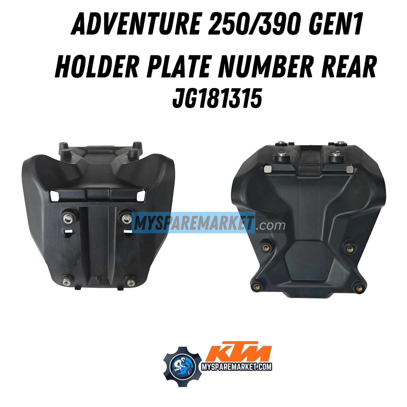 HOLDER PLATE NUMBER REAR-JG181315 ADV 250/390 GEN1