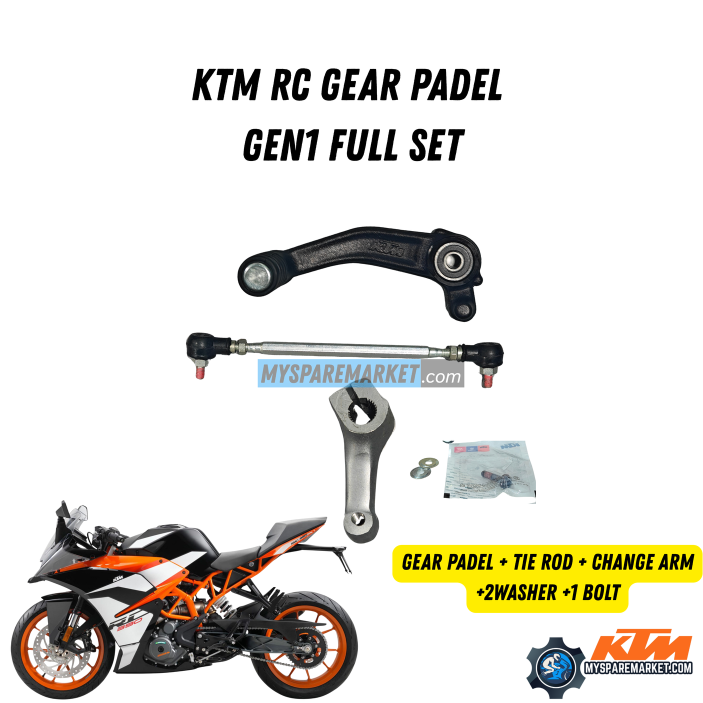 GEAR PADEL FULLSET GEN1 -RC 125/200/390
