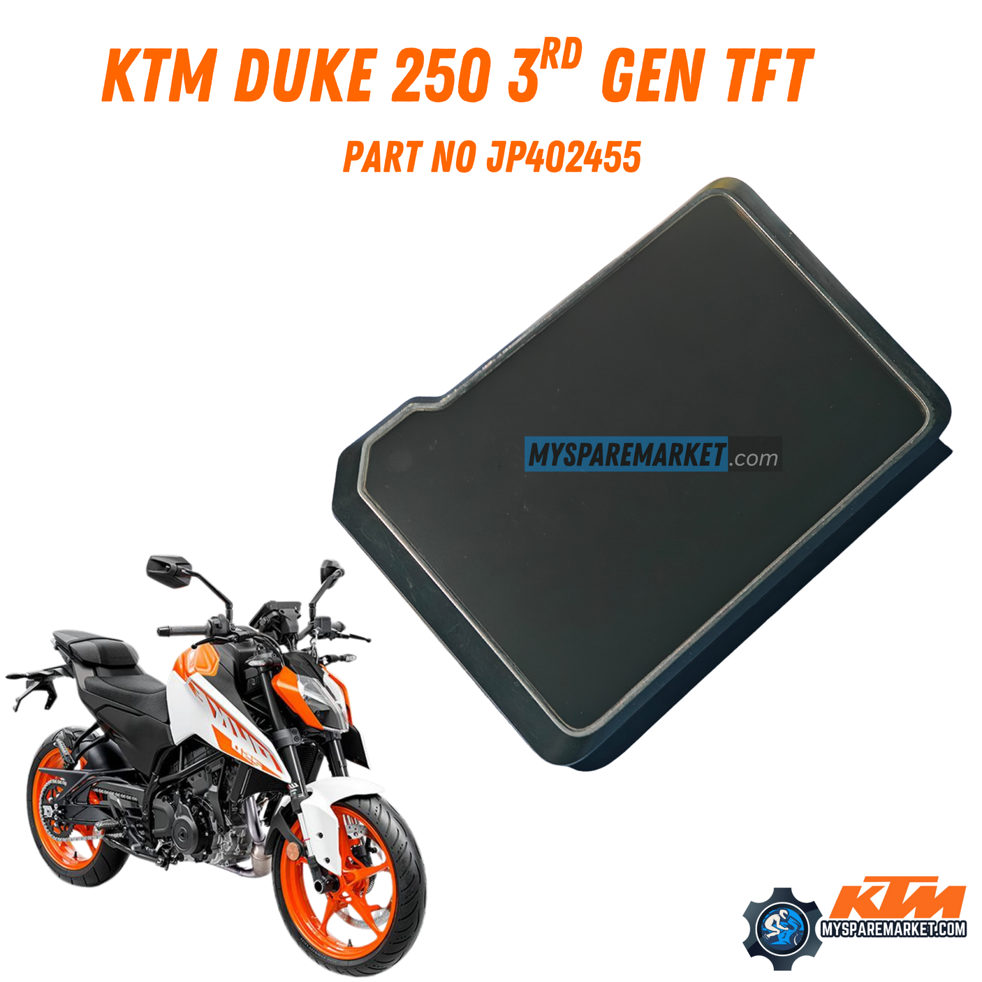 TFT-GEN 3RD 250 SPEEDOMETER-JP402455