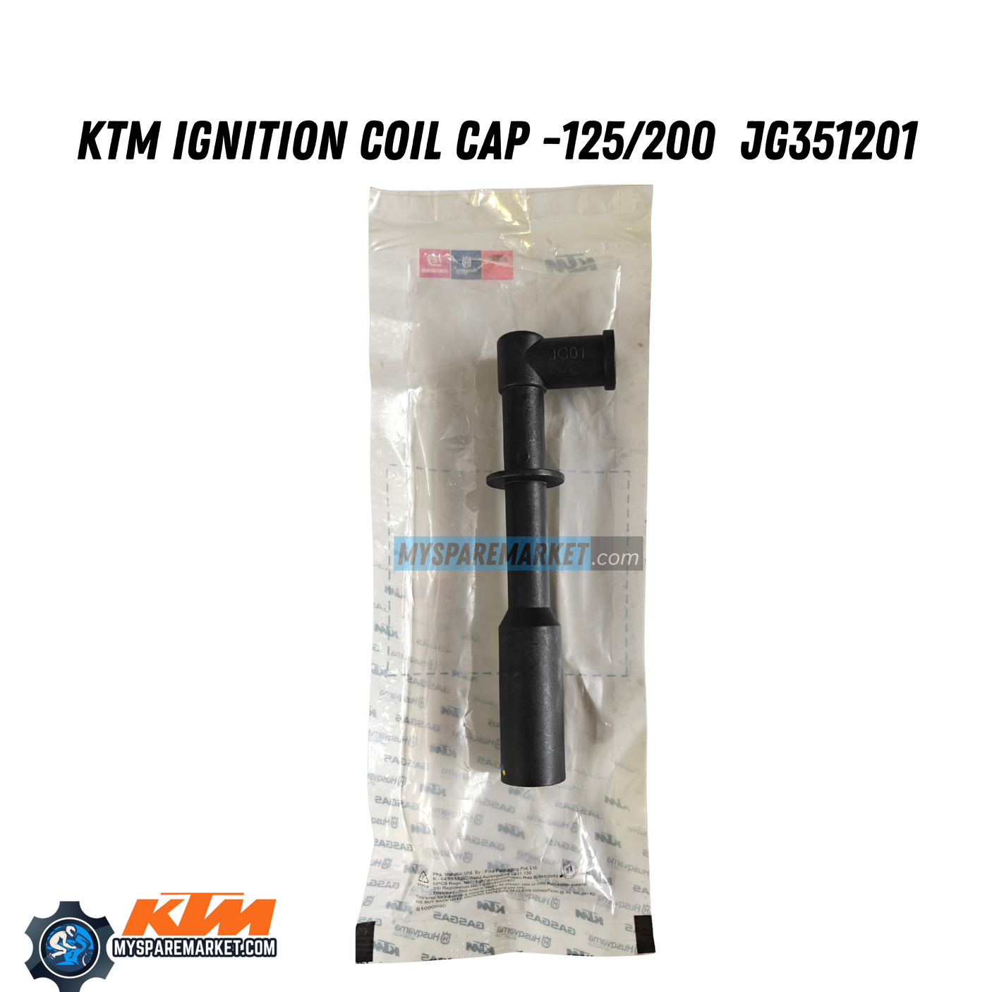 KTM IGNITION COIL CAP -125/200  JG351201