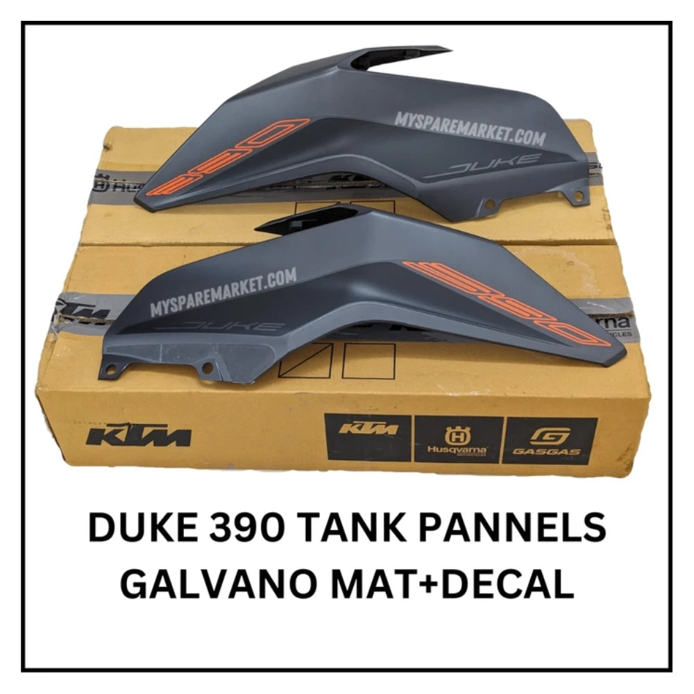TANK PANNEL - DUKE 390 - GALWANO MAT + DECAL - 52JP1773 (Right) + 52JP1775 (Left)