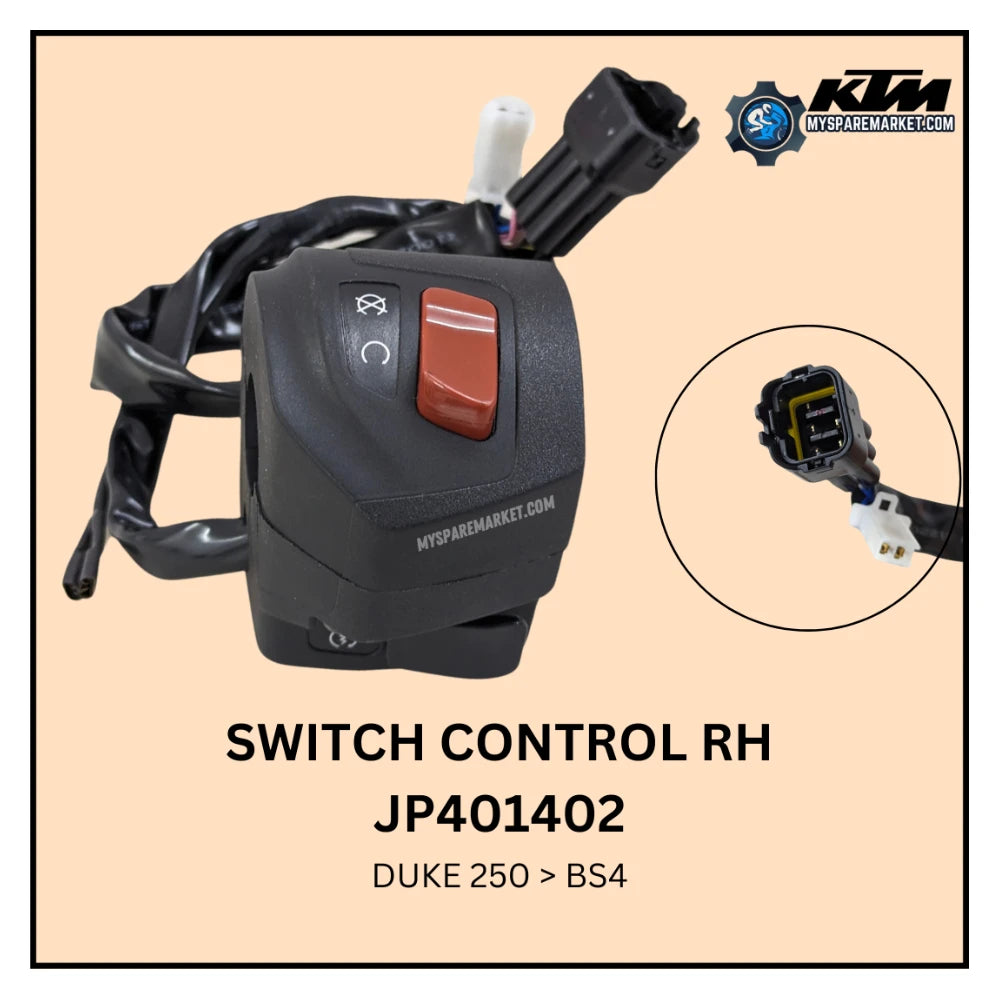 CONTROL SWITCH - RIGHT - DUKE 250 BS4 2017-18 - JP401402