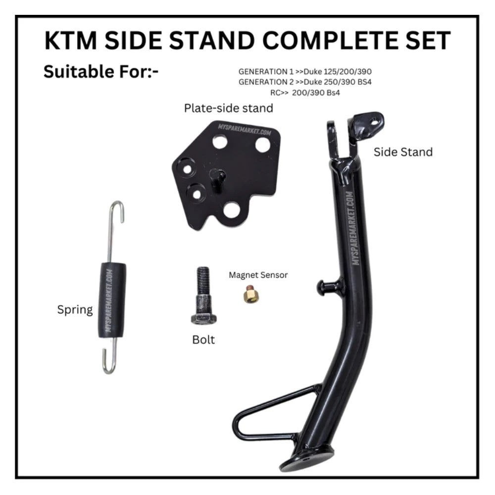SIDE STAND KIT 1 COMPLETE - BS3 / BS4