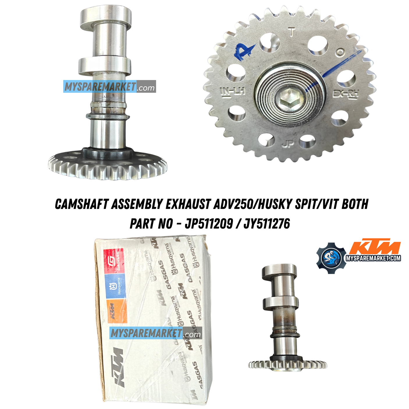 CAMSHAFT EXHAUST - DUKE/ADV/HUSKY 250 - JP511209