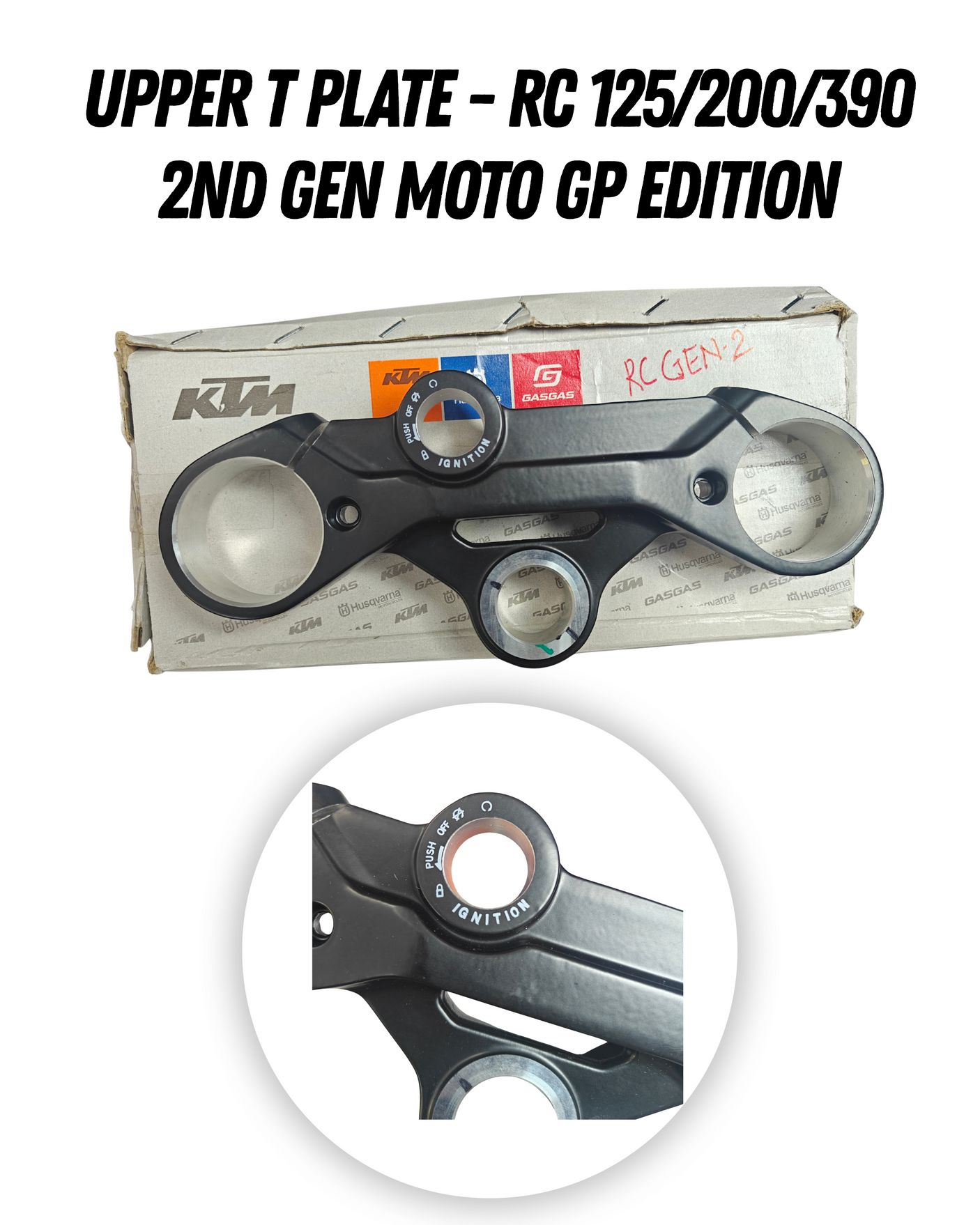 UPPER T PLATE - RC 2ND GEN MOTO GP EDITION