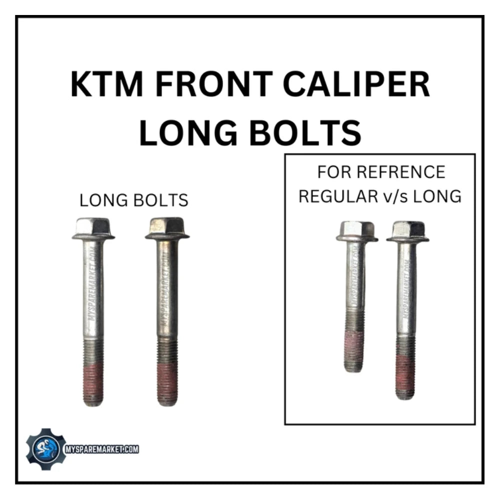 ORIGINAL CALIPER SPACERS (JU131004) + LONG BOLTS (LAD00079)