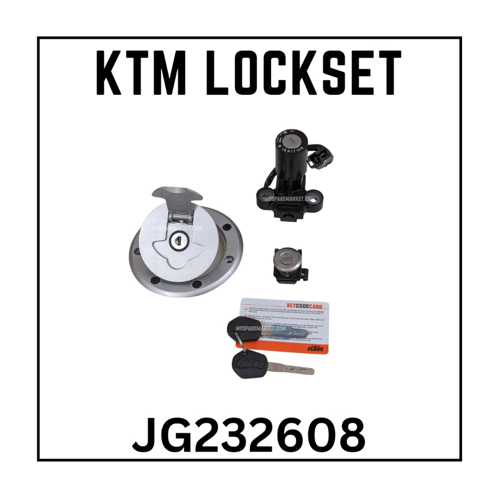 LOCKSET - DUKE 125/200 2017-19 GEN 1  JG232608