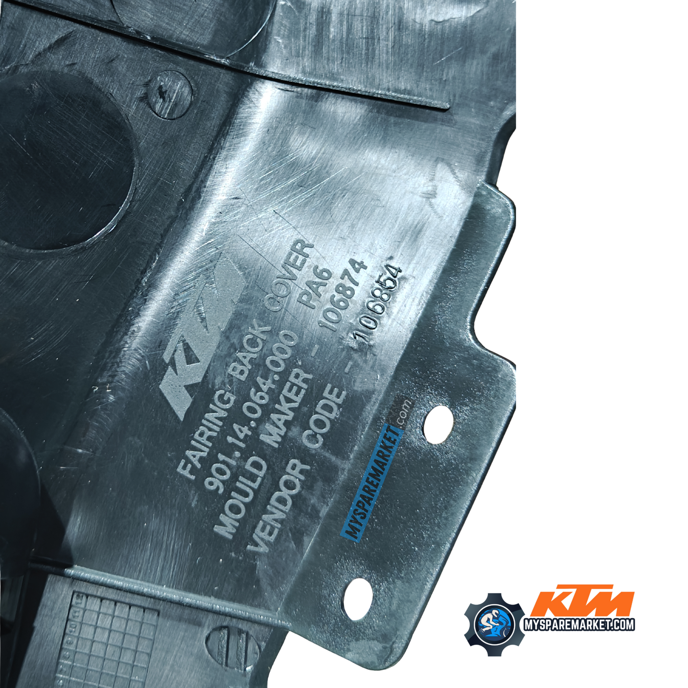 FAIRING BACK COVER -JG181225 FOR DUKE 125/200/390 GEN 1