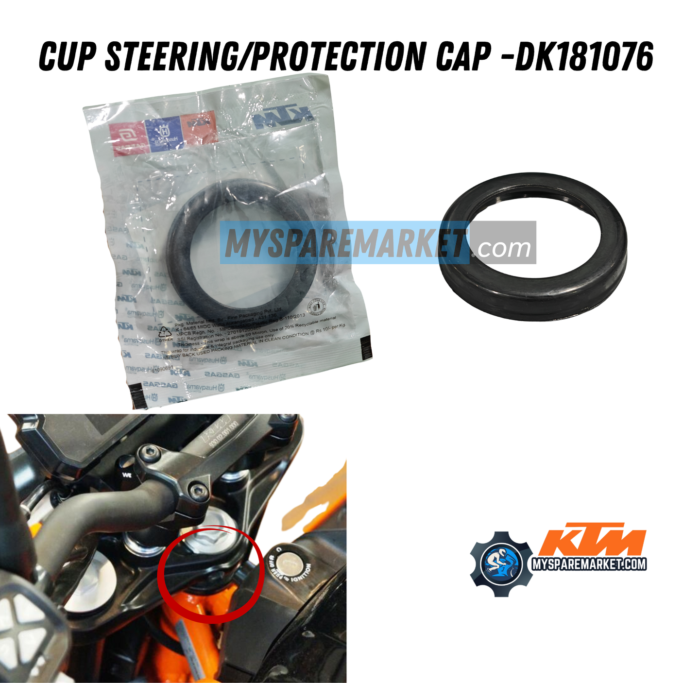 CUP STEERING/Protection Cap -DK181076