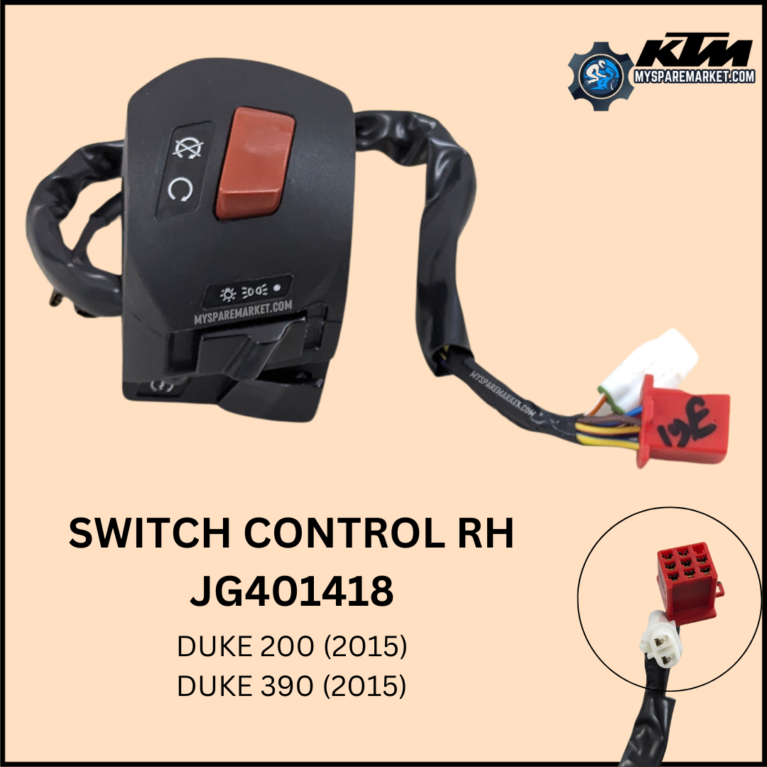 CONTROL SWITCH - RIGHT - DUKE 200/390 - 2015 - JG401418