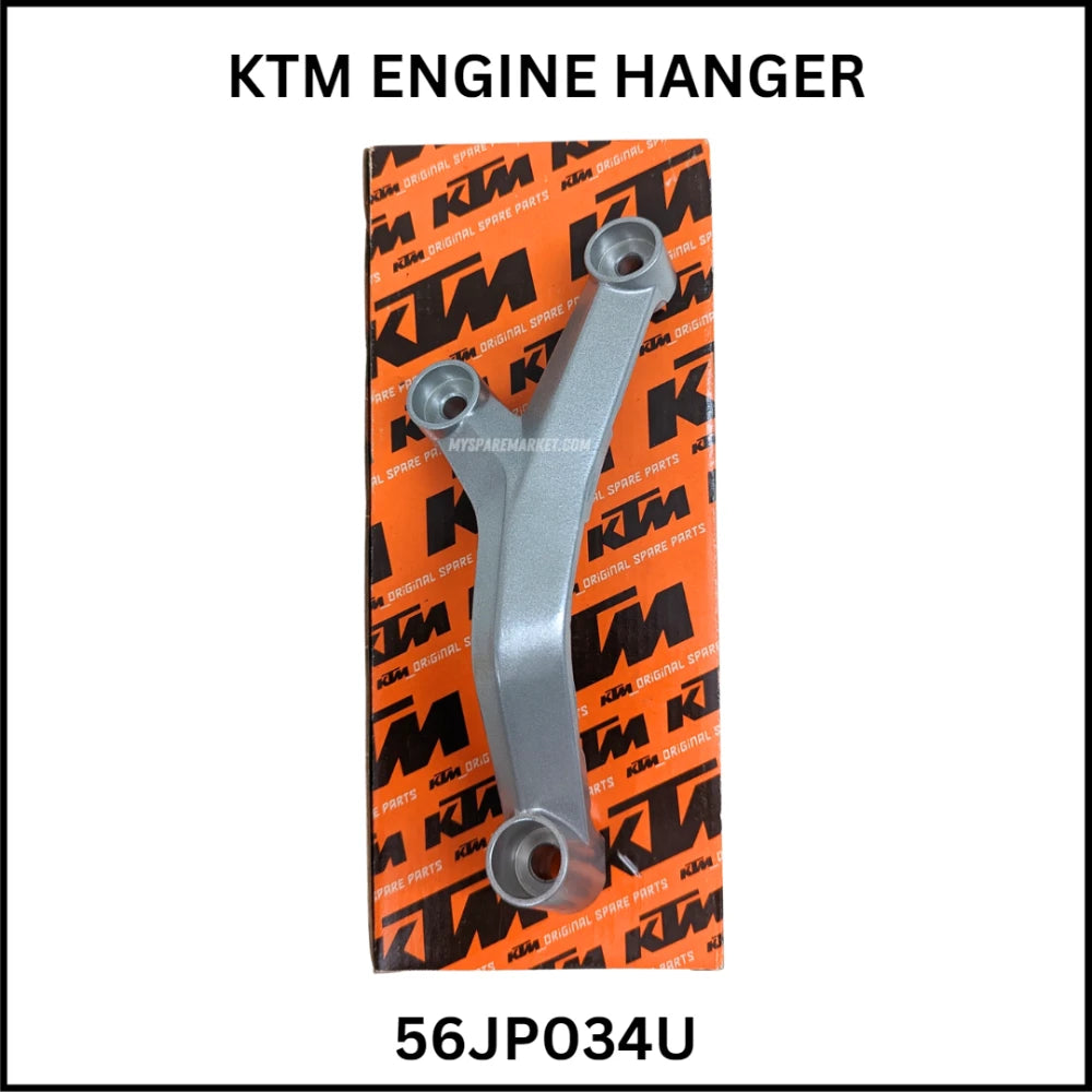 ENGINE HANGER -  Duke and RC - ALUMINIUM SILVER - 56JP034U (Right)