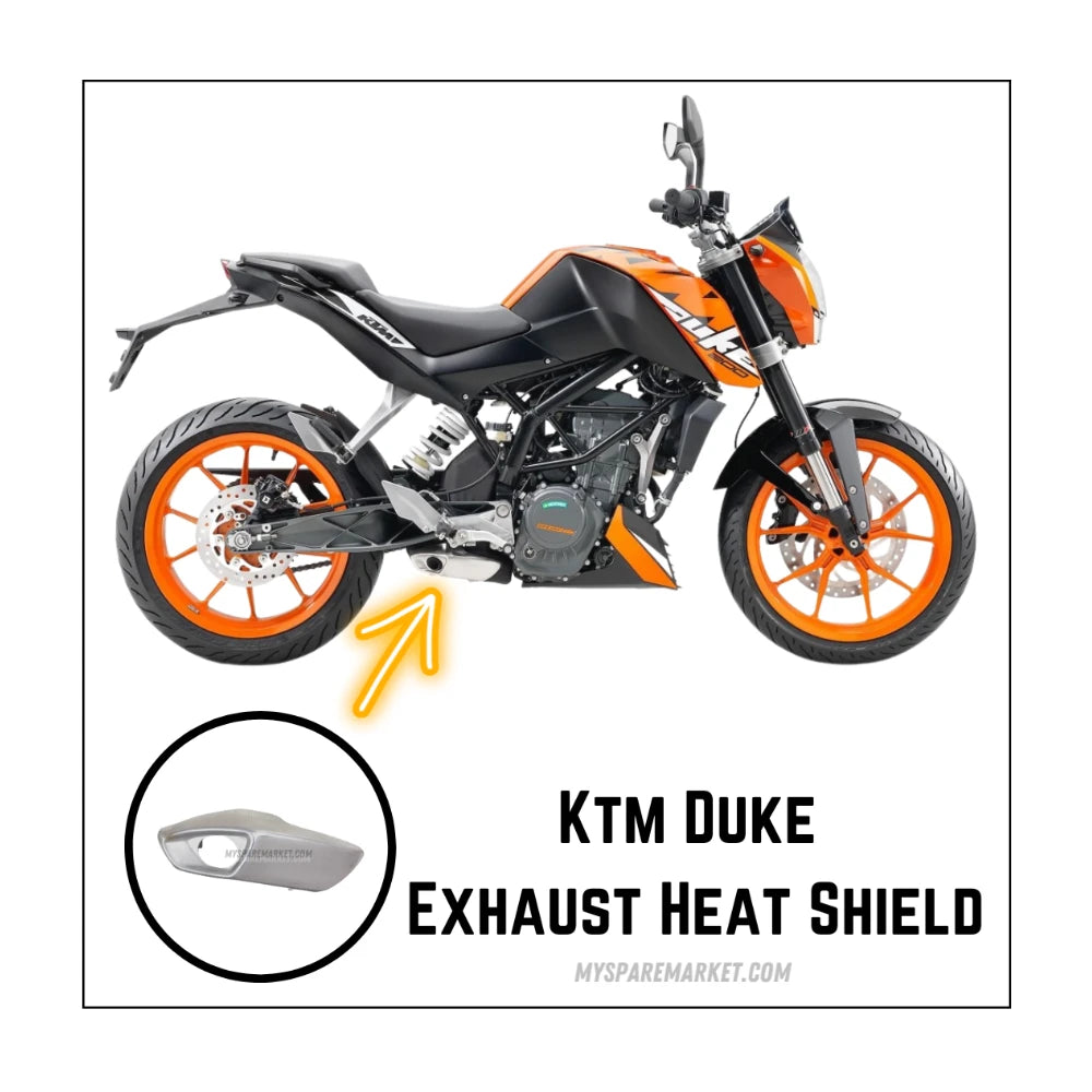 EXHAUST HEAT SHIELD - Duke 200 BS3 - JG591064