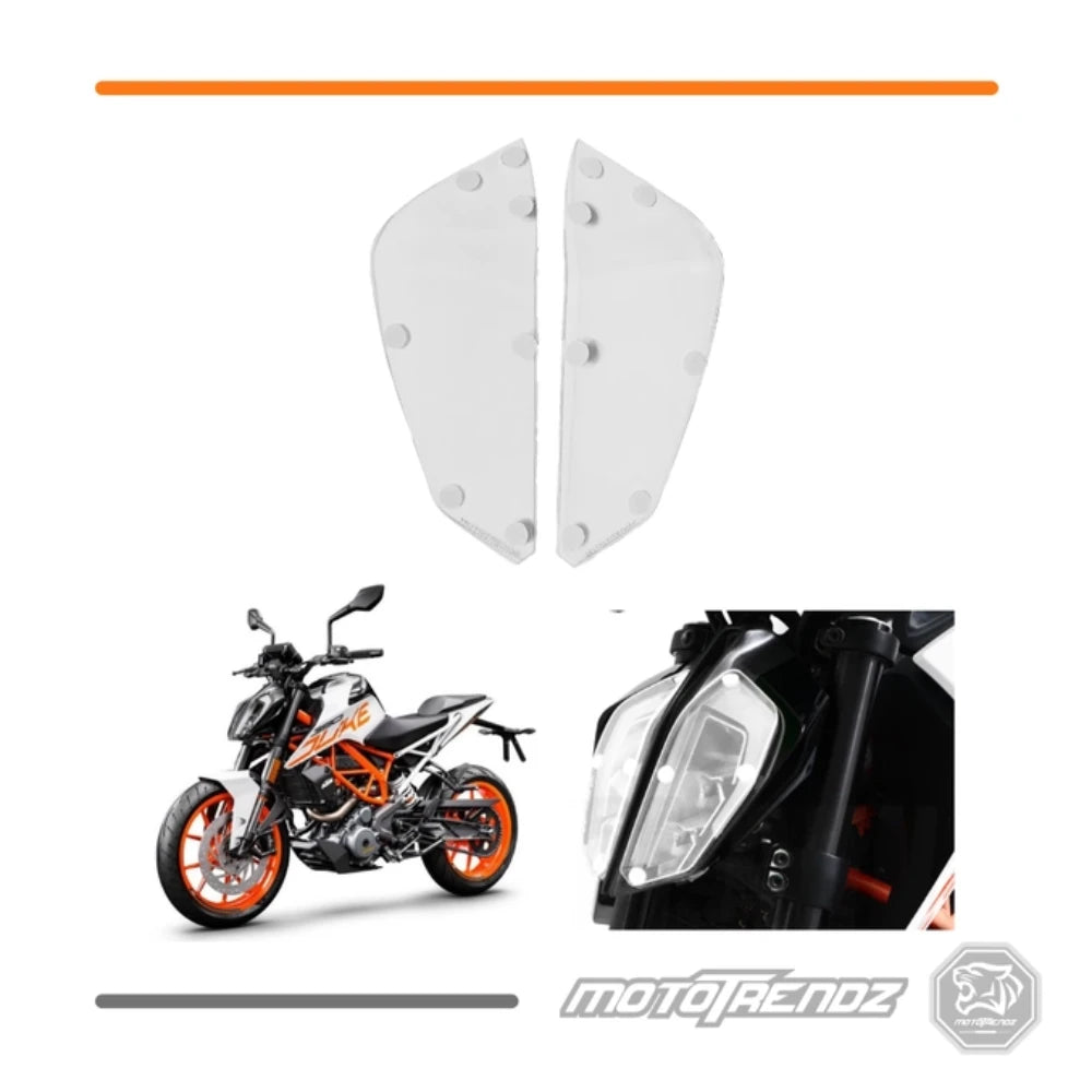 Headlight Protector - Duke 390 (2017-22) V2 - Clear - HPCLKT001