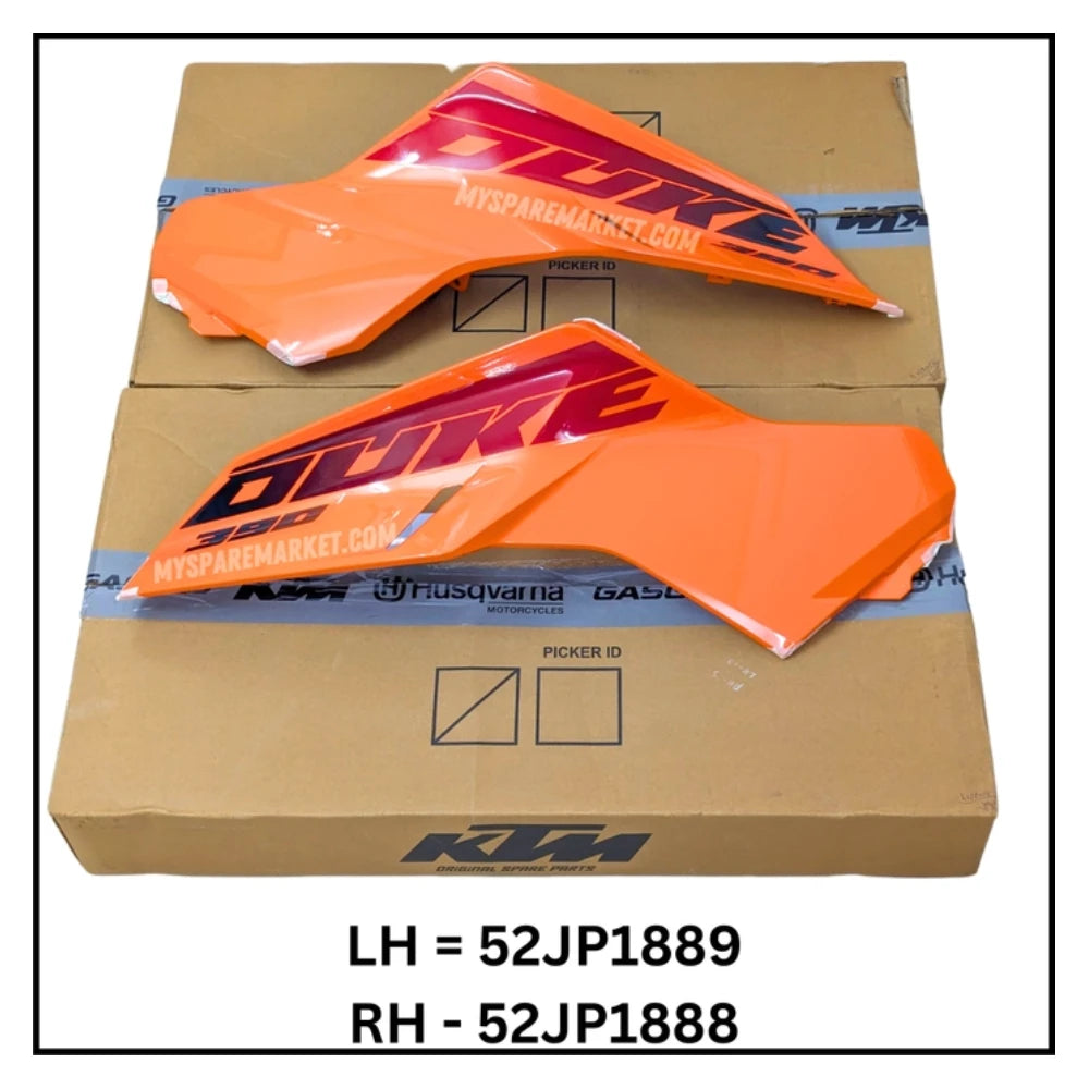 TANK PANNEL - DUKE 390 GEN 3 - 52JP1889 + 52JP1888